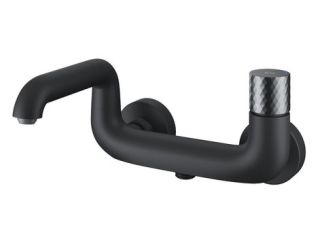 Смеситель для ванны IDDIS Twist Push Control TWIBLBTi02WA чёрный матовый